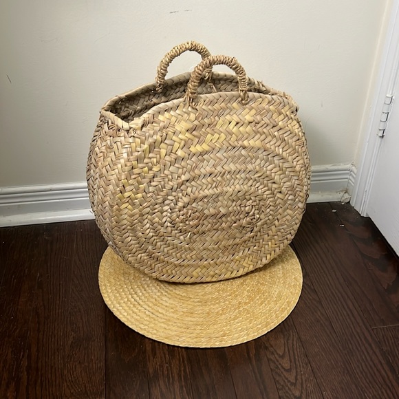 Vintage Cottagecore Bali Straw Bag - Picture 2 of 13